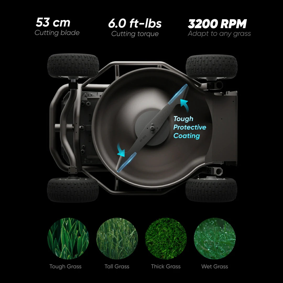 mowrator self-sharpening mowing blade 3pcs