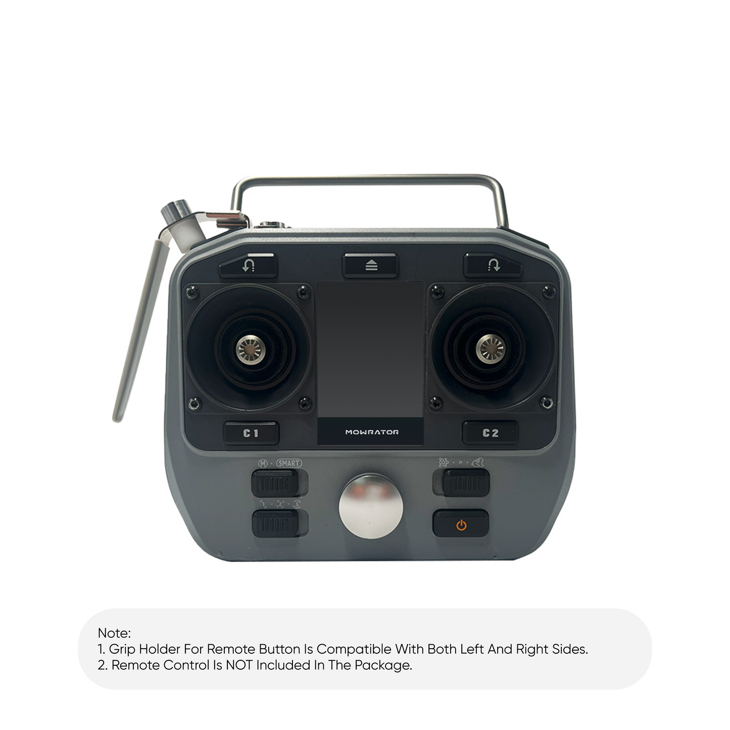 mowrator grip holder for remote button