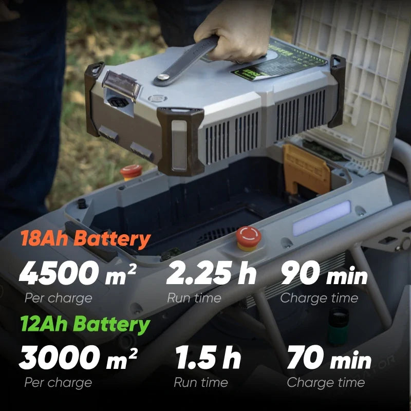 mowrator s1 remote control lawn mower 2wd for flat lawns