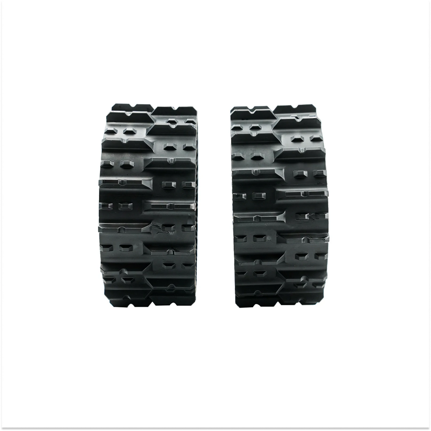 pair of deformable tires|for 100% (45°) slope