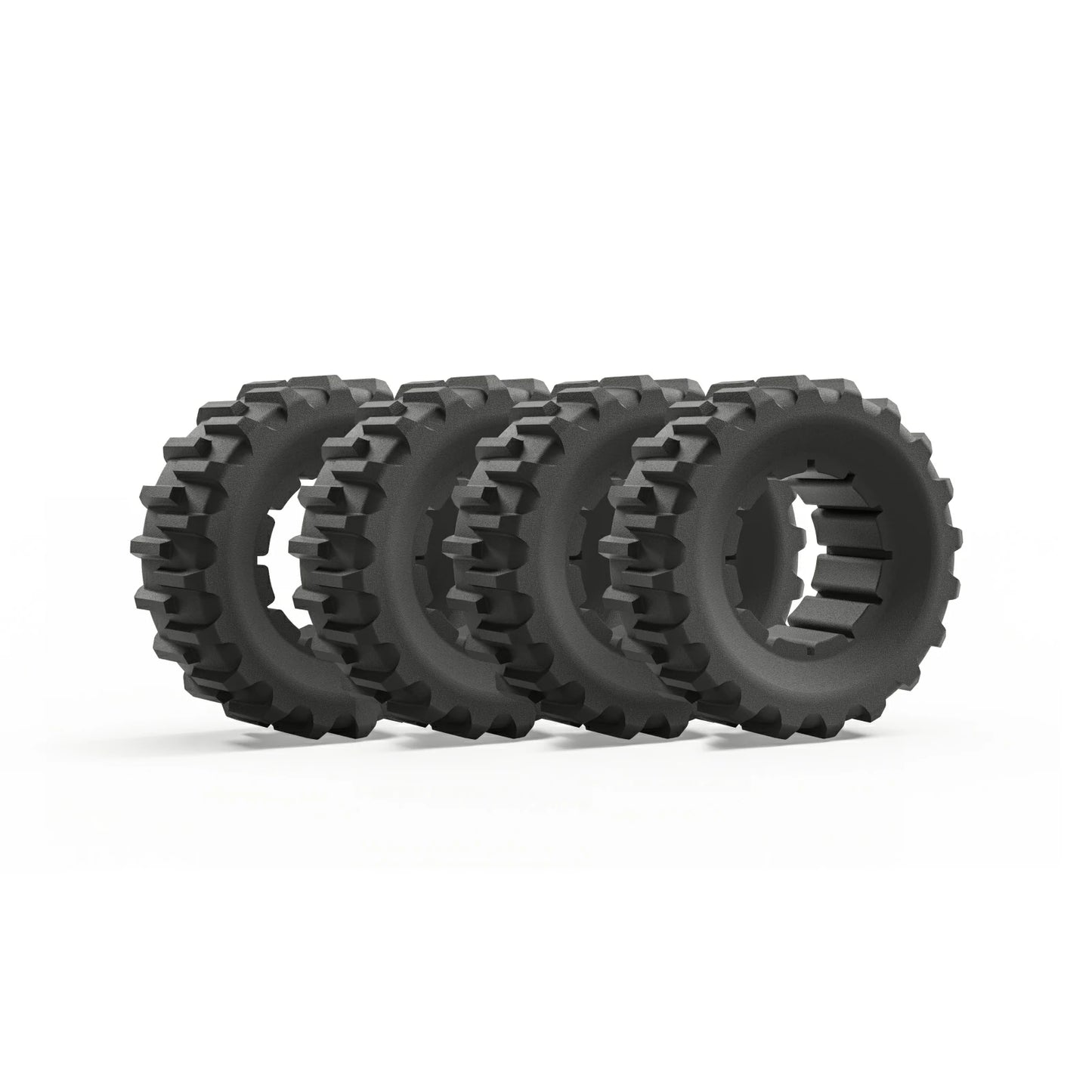 pair of wide wheels | for 85% slope