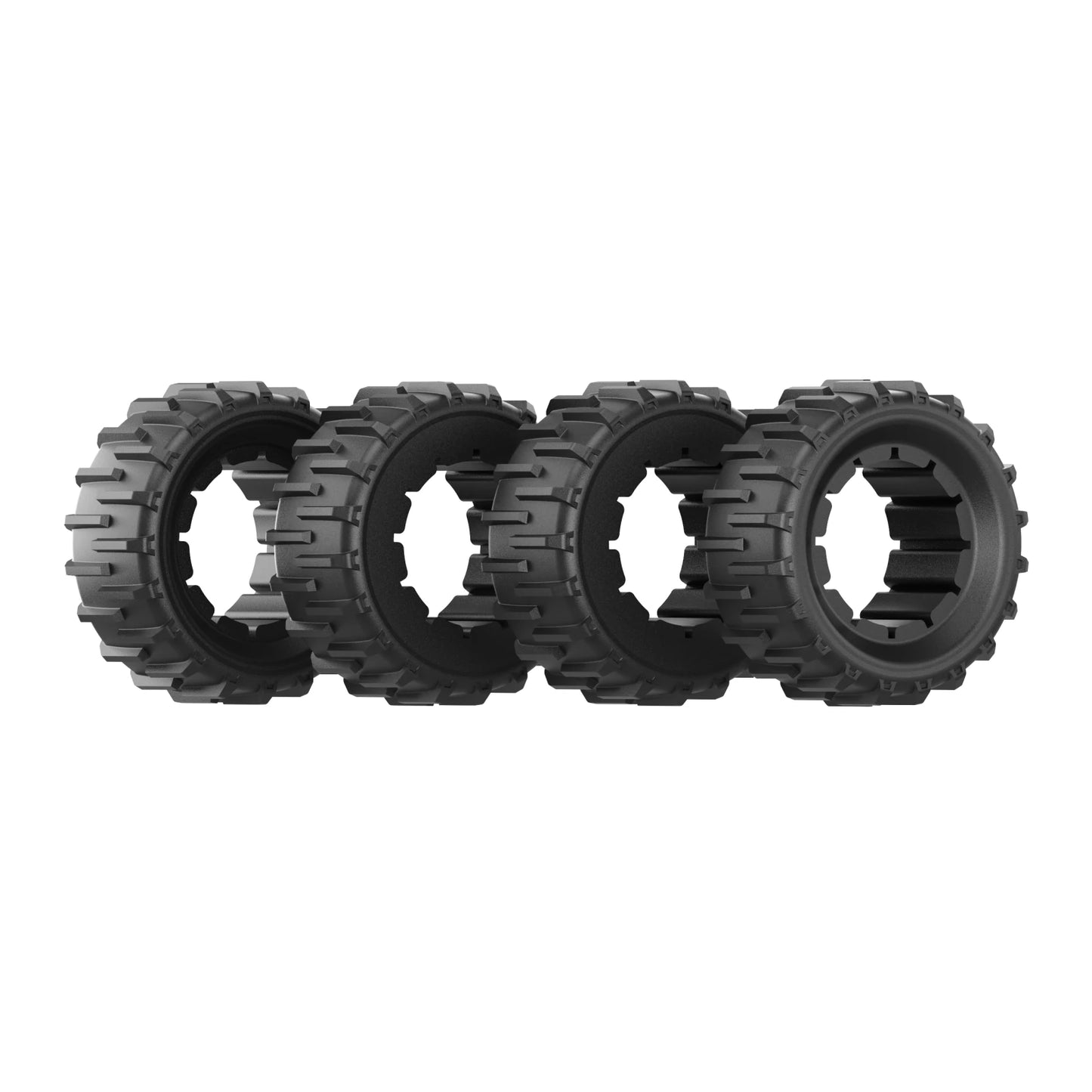 pair of wide tires | for 85% slope