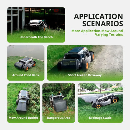 rc lawn mower application