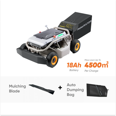 S1 4WD 18Ah Mow-Vac Bundle | Mowing, Leaf Vacuuming & Automatic Grass Dumping