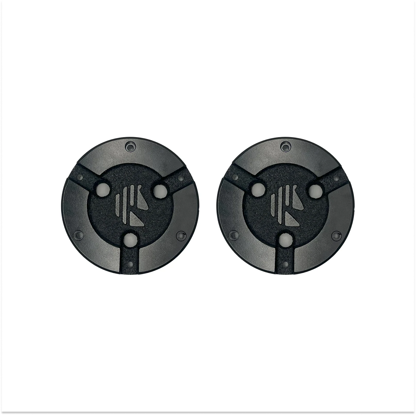 pair of metal hubcaps |  2wd optional upgrade
