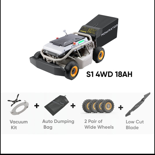 All-Season Bundle: 5-in-1 Package with Mowrator S1 4WD Lawn Mower