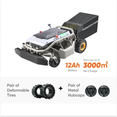 Mowrator S1 2WD 12AH Gentle Slope Bundle | 45% (24°) Climbing Ability