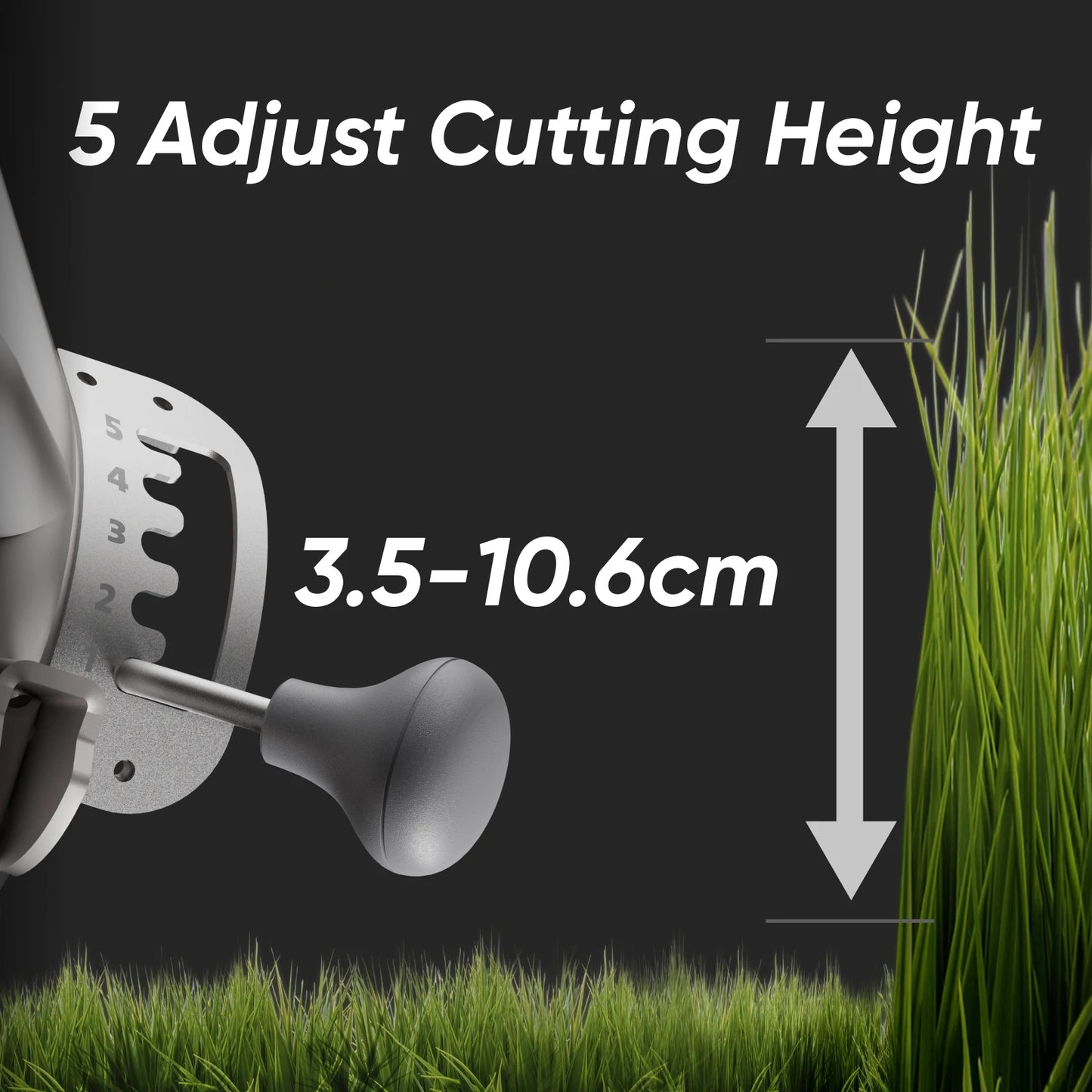 mowrator s1 2wd 45% slope remote control lawn mower with leaf shredding vacuum