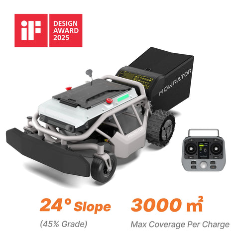 Mowrator S1 53cm Leaf & Lawn 2WD 24° (45% Grade) Slope Remote Control Mower