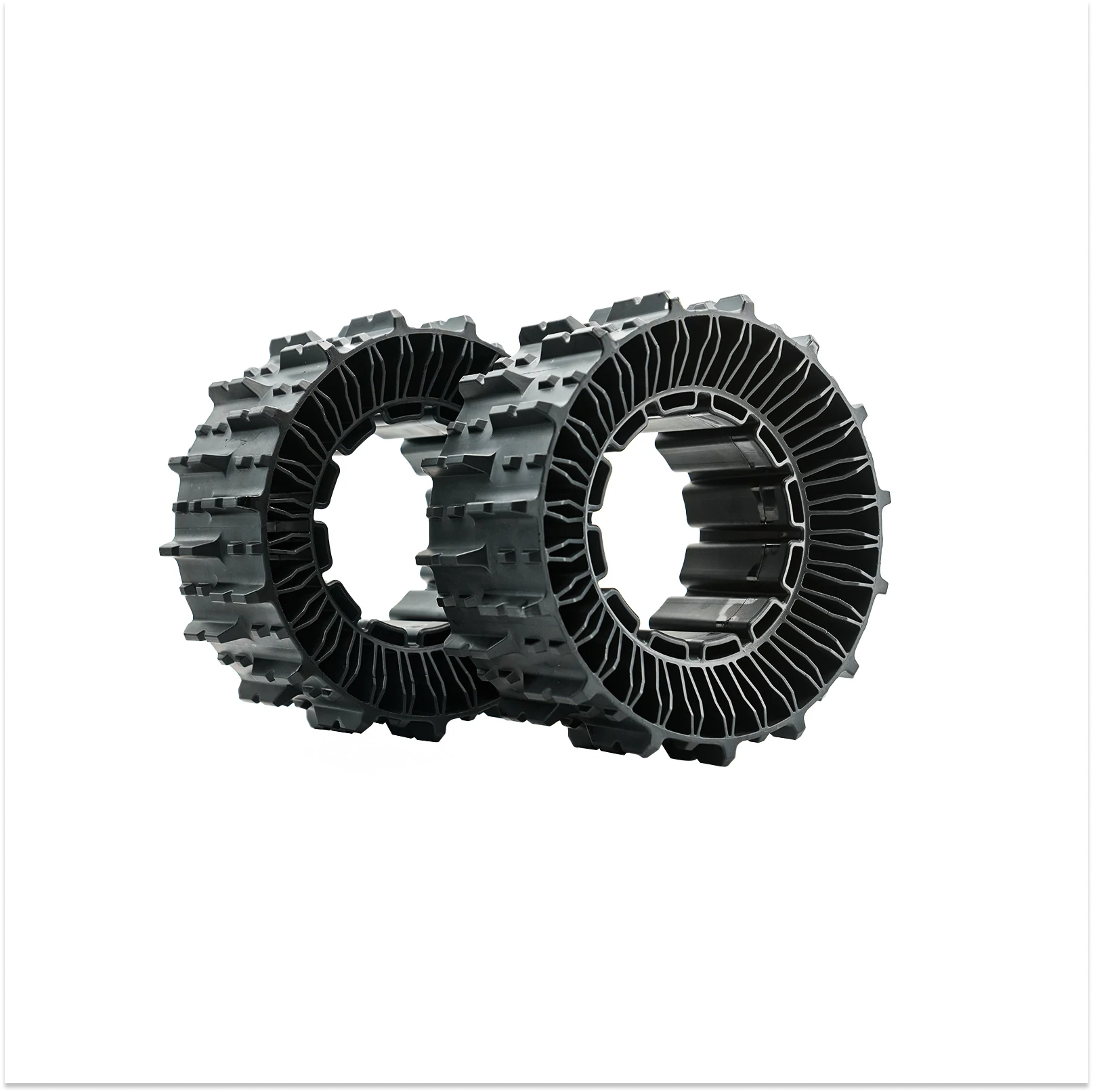 Pair of Deformable Tires｜For 100% (45°) Slope