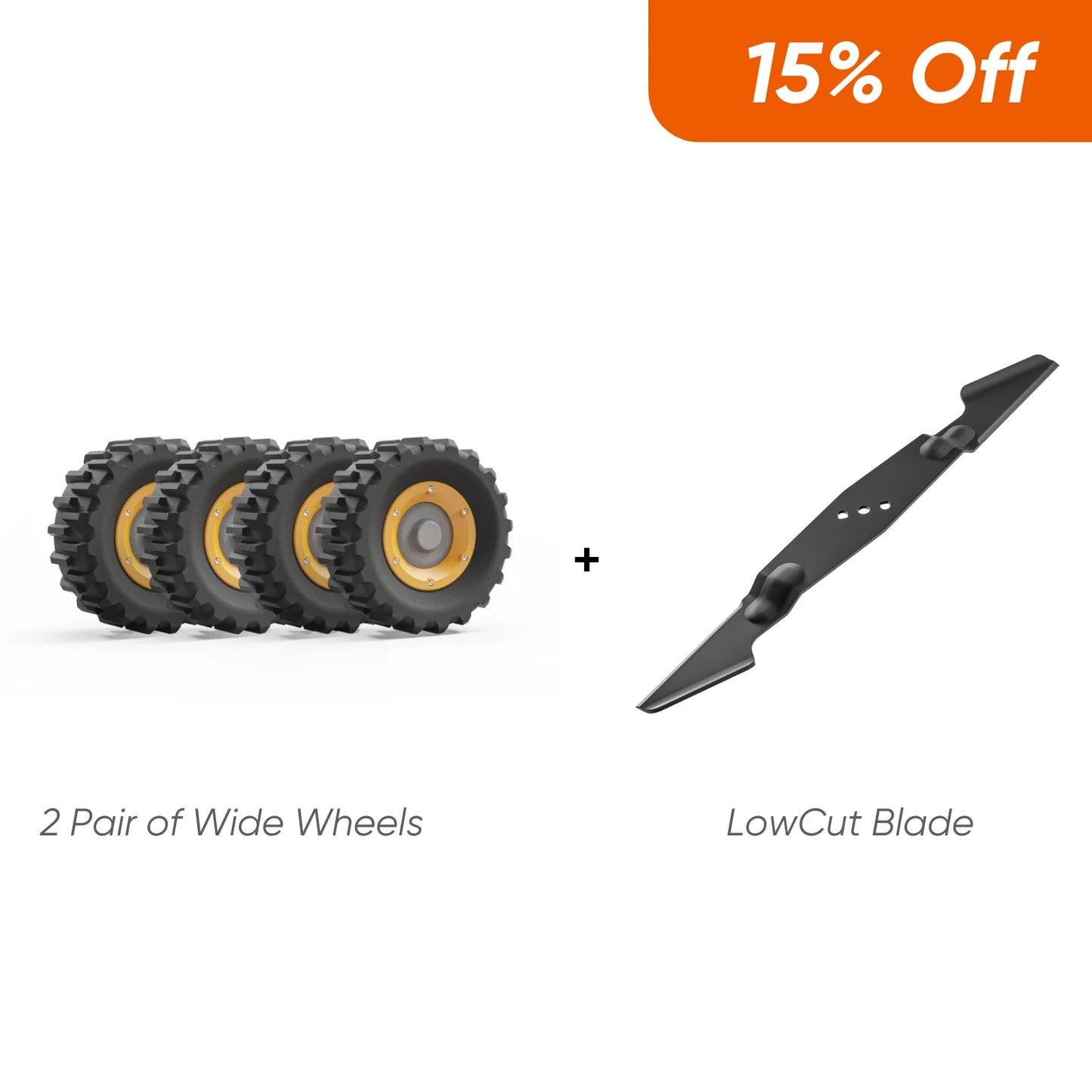 steep slope master kit: 2 pairs of wide wheels+ lowcut blade