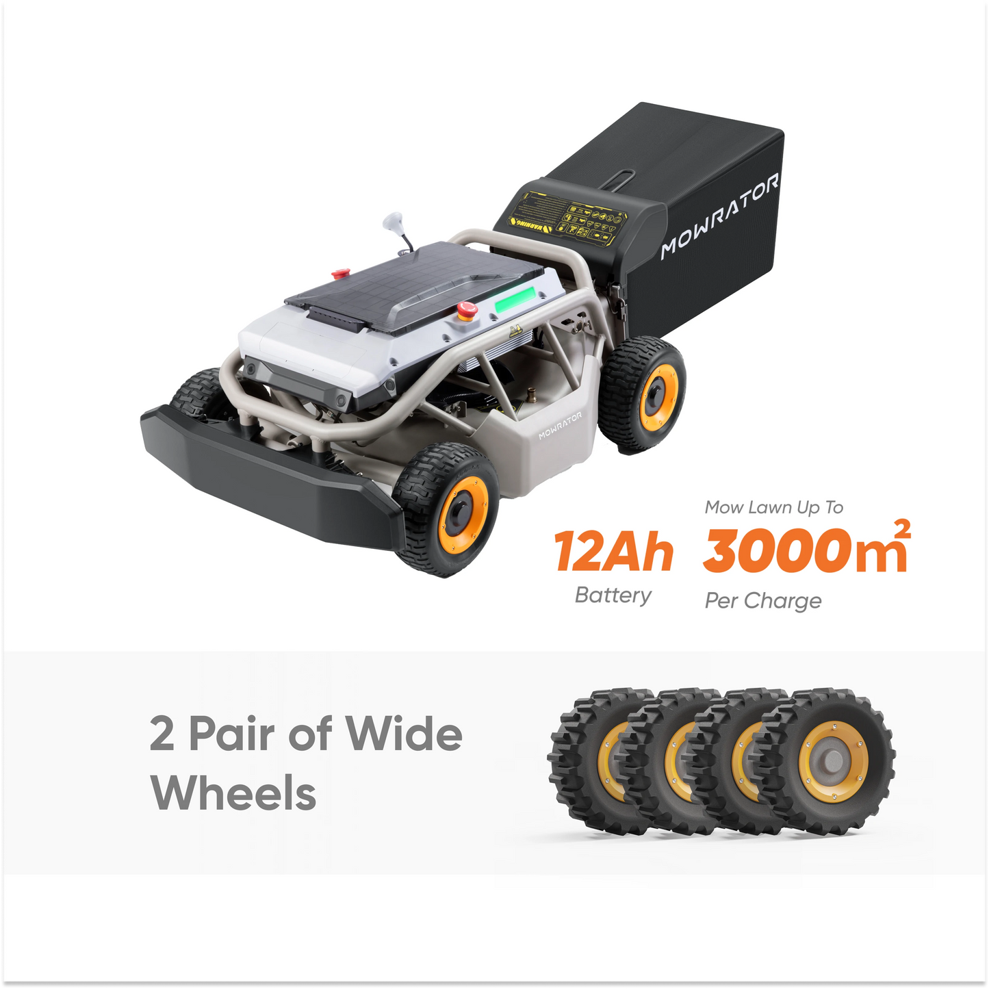s1 4wd 12ah steep slope bundle | 85% (40°) slope mowing