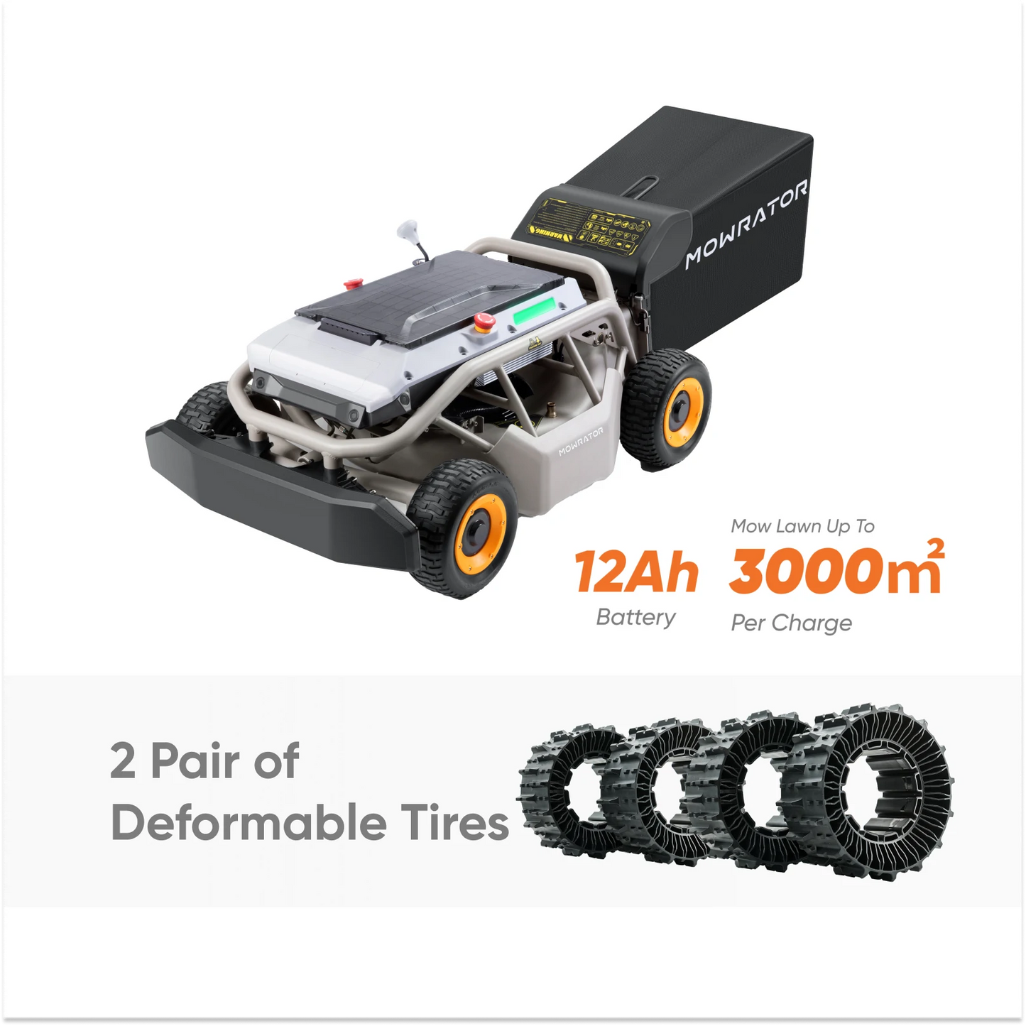 s1 4wd 12ah extreme climber bundle | 100% (45°) slope mowing