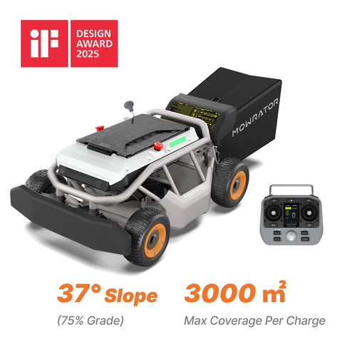 Mowrator S1 53 cm Leaf & Lawn 4WD 75% Slope (37°) Remote Control Mower