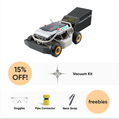 All-Season Essentials Bundle: Mowrator S1 4WD 18Ah Lawn Mower+Vacuum Kit