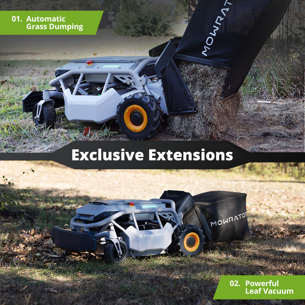 extended power bundle: mowrator s1 4wd 18ah lawn mower+extra 12ah battery