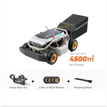 All-Season Bundle: 4-in-1 Package with Mowrator S1 4WD 18Ah Lawn Mower
